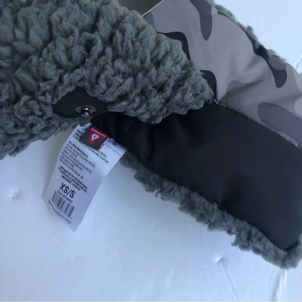 NWT Camo Sherpa dog scarf XS/S